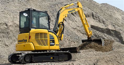 komatsu mini excavator specifications